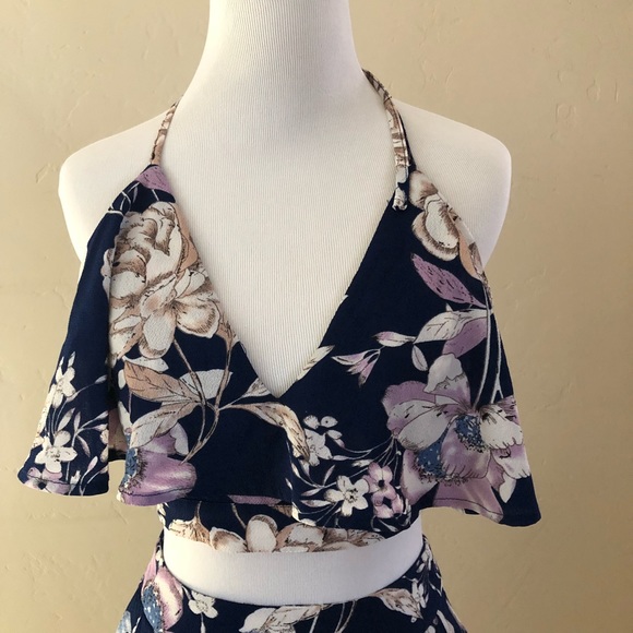 Eden Skye Backless Floral Set - Picture 3 of 4